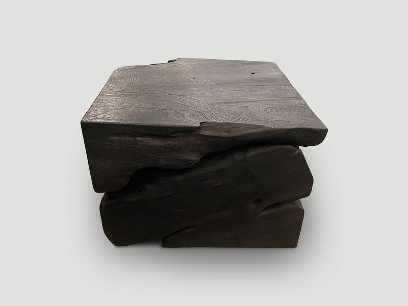 Charred Teak Coffee Table