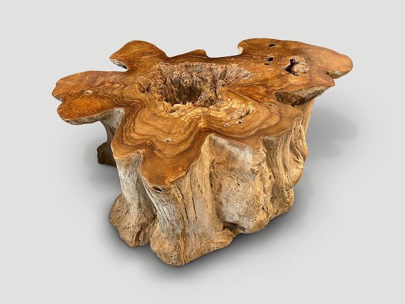 Impressive Organic Teak Coffee Table