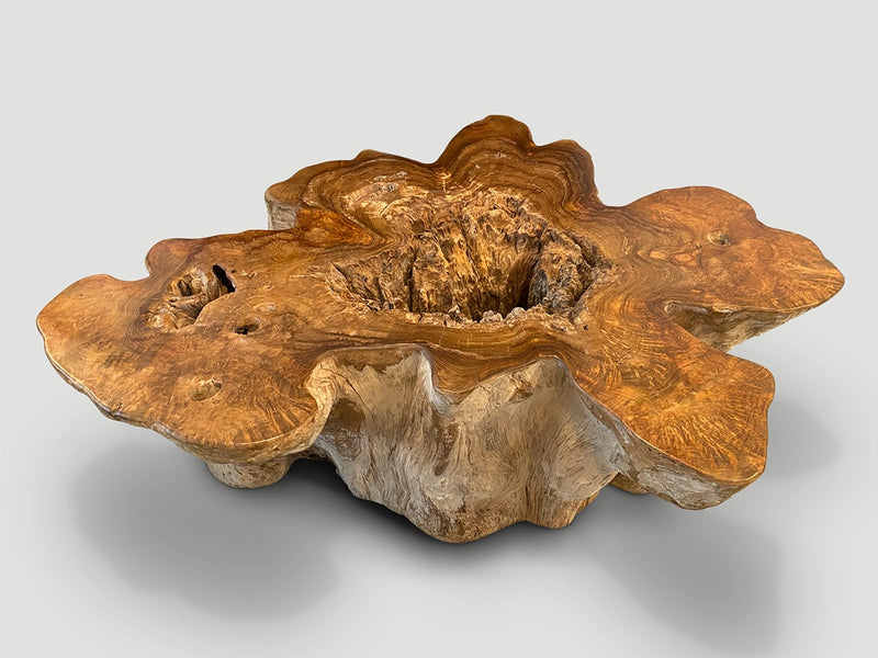 Impressive Organic Teak Coffee Table
