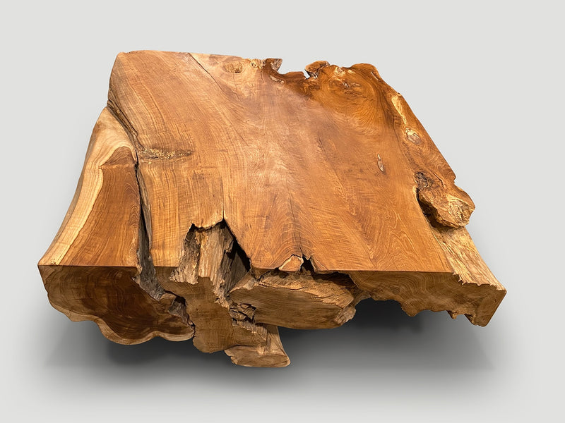 Impressive Organic Teak Coffee Table