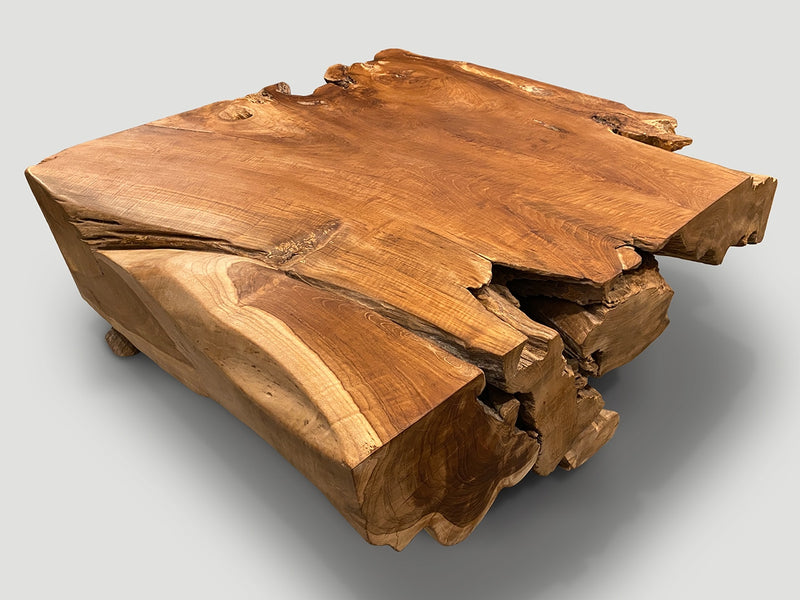 Impressive Organic Teak Coffee Table