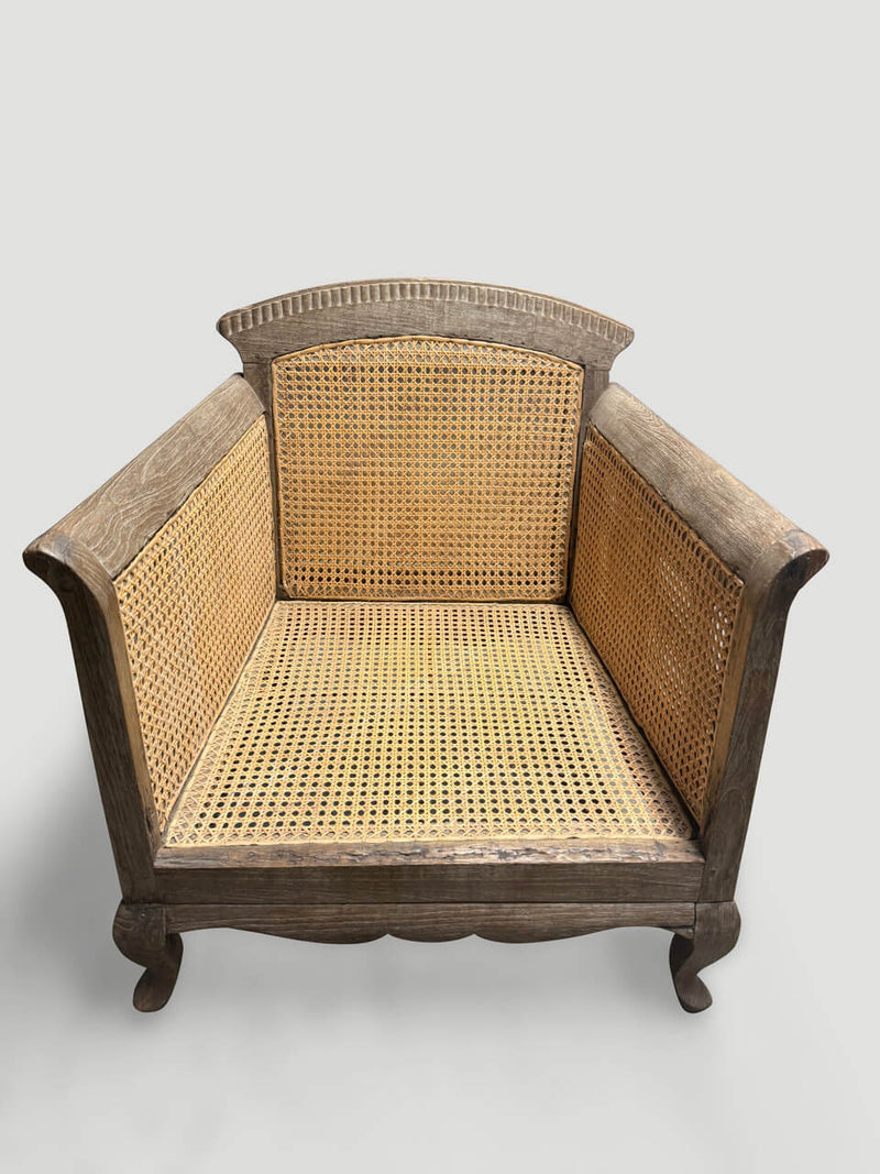 Antique Colonial Low Chair