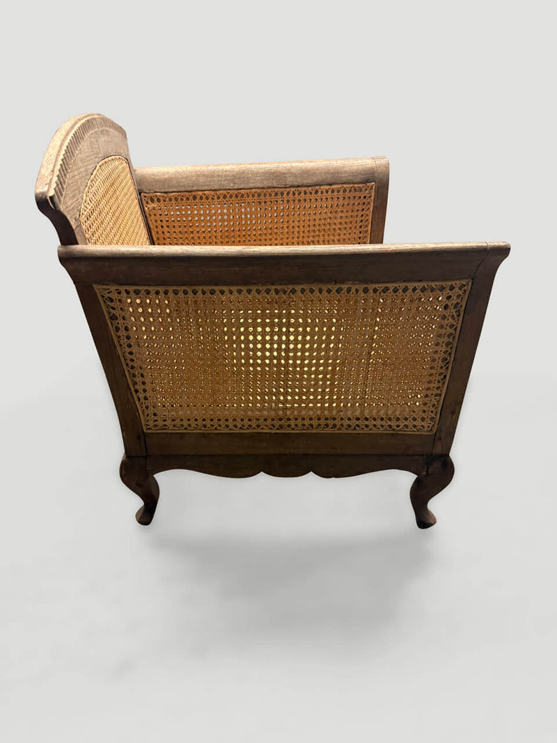 Antique Colonial Low Chair