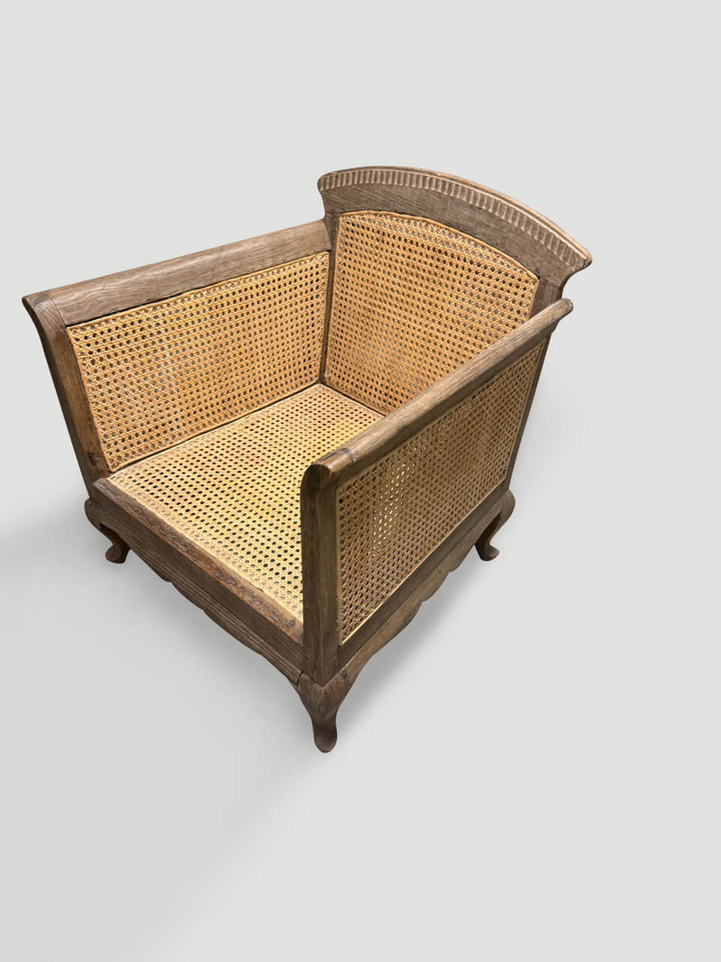 Antique Colonial Low Chair