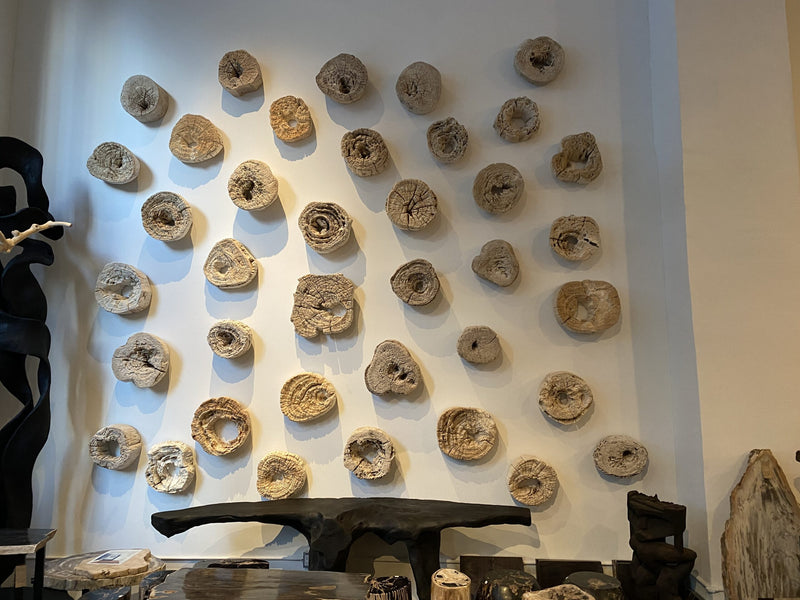 Erosion Teak Art Sculptures