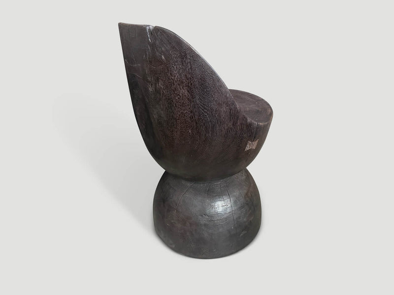 Sculptural Hand Carved Modern Organic Chair