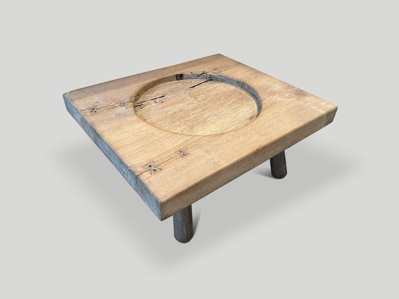 Antique Top with Mid Century Style Base