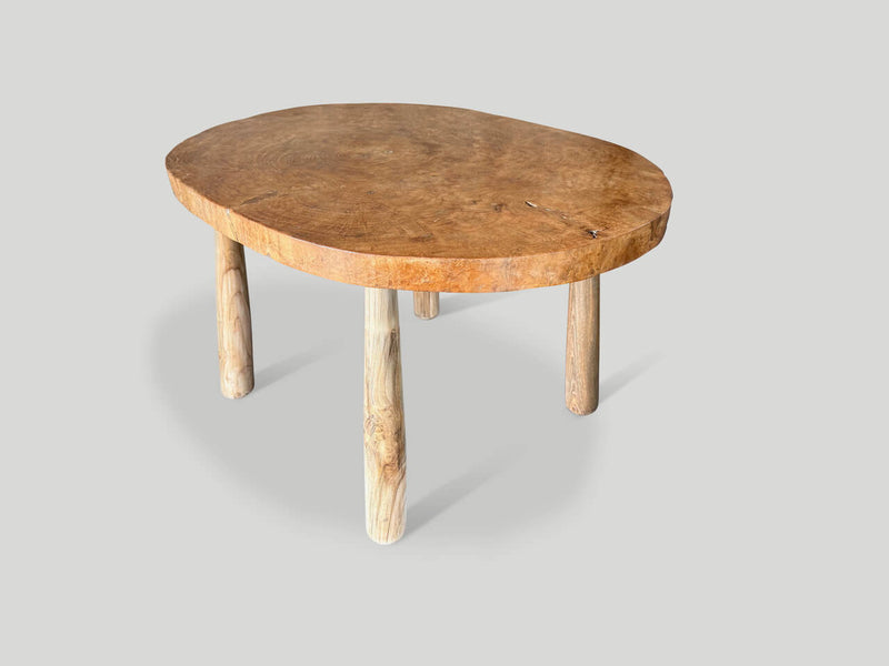 Impressive Large Oval Side Table Or Entry Table
