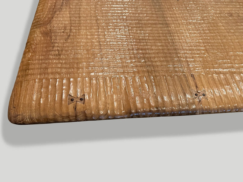 Impressive Hand Carved Teak Wood Dining Table or Console