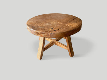 Modern Organic Ancient Teak Wood Table