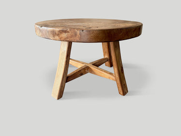 Modern Organic Ancient Teak Wood Table