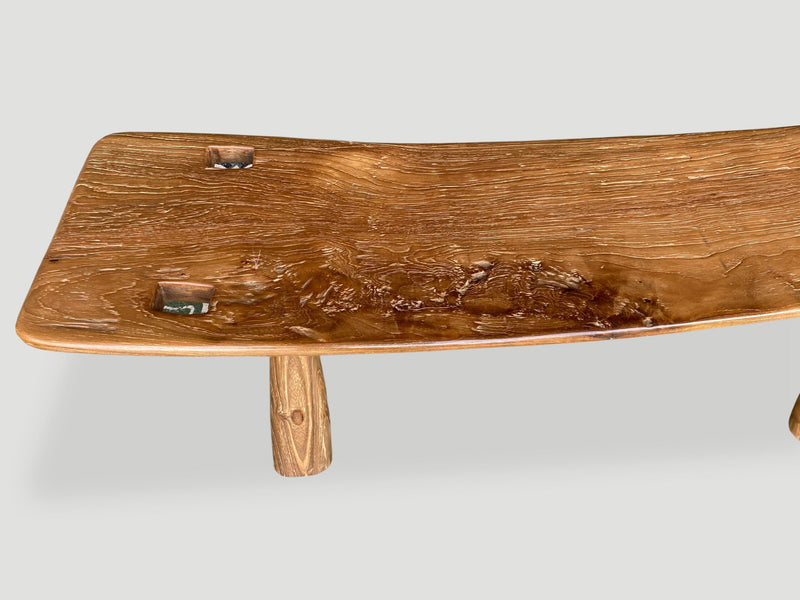 Mid Century Couture Wabi Sabi Bench