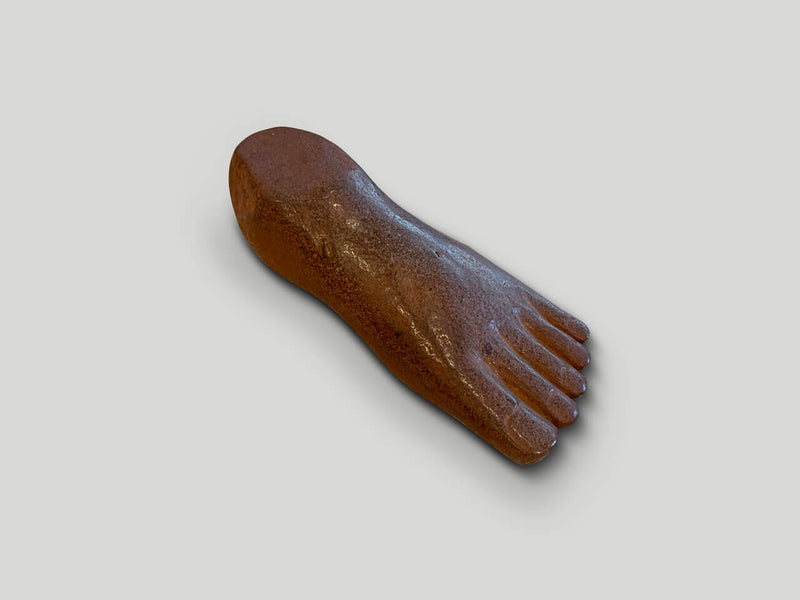River Rock Foot Sculpture