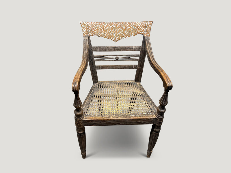 Rare Antique Raffles Arm Chair