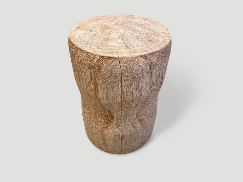 Hand Carved Teak Side Table