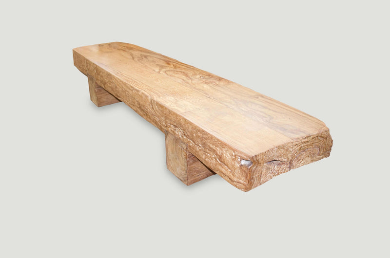 Reclaimed Teak Wood Coffee Table or Bench