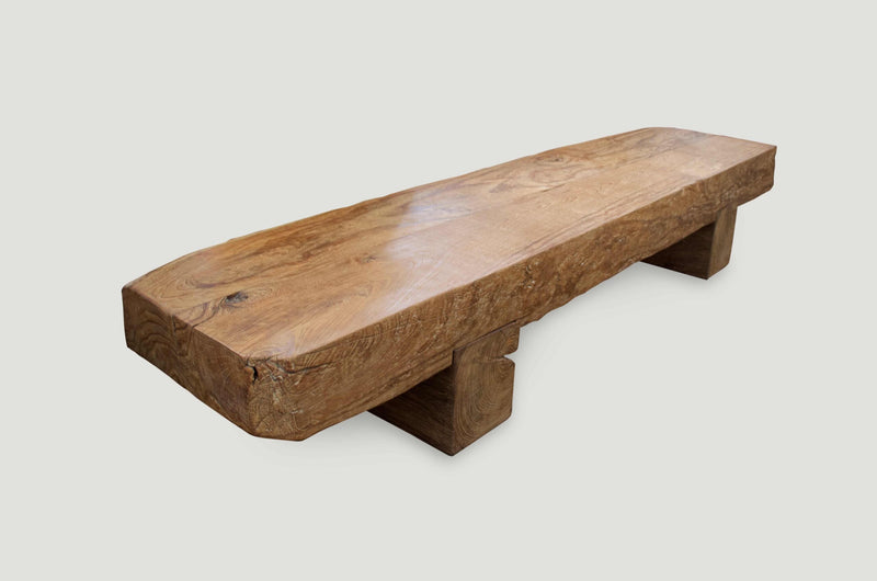 Reclaimed Teak Wood Coffee Table or Bench