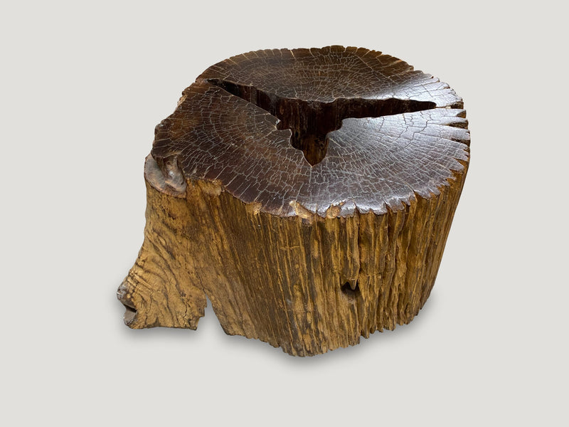 Iron Wood Side Table