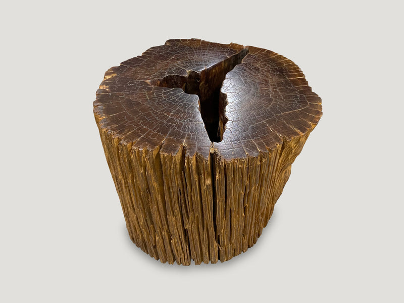 Iron Wood Side Table