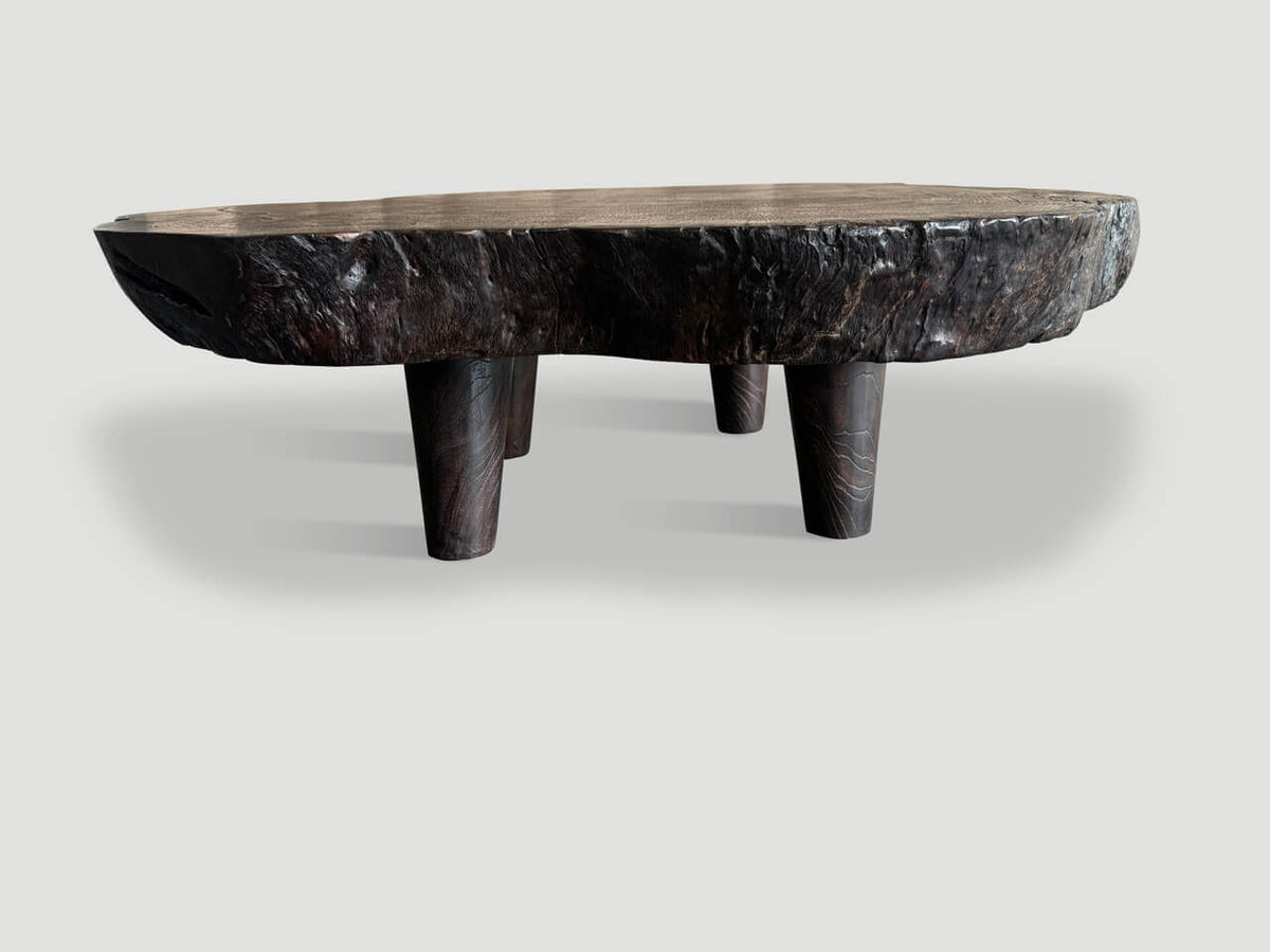 Amorphous Charred Coffee Table