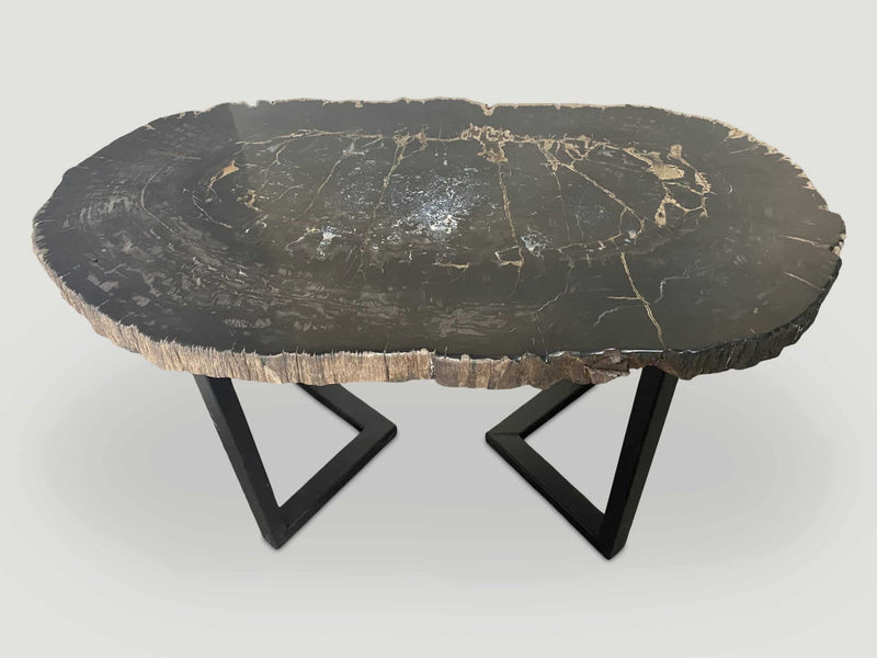 Magnificent Large Petrified Wood Table