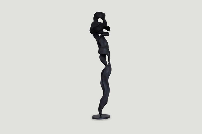 Charred Ribbon Sculpture