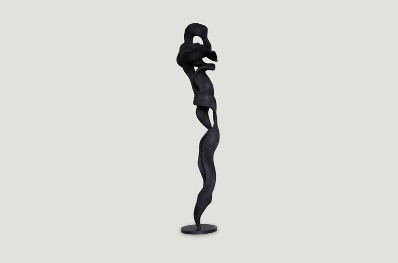 Charred Ribbon Sculpture