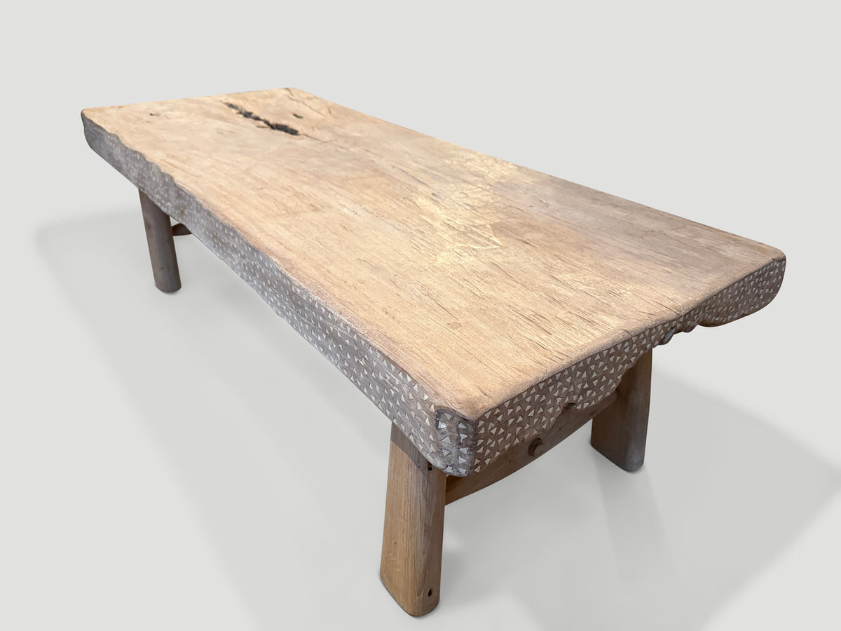 Impressive Shell Inlay Coffee Table