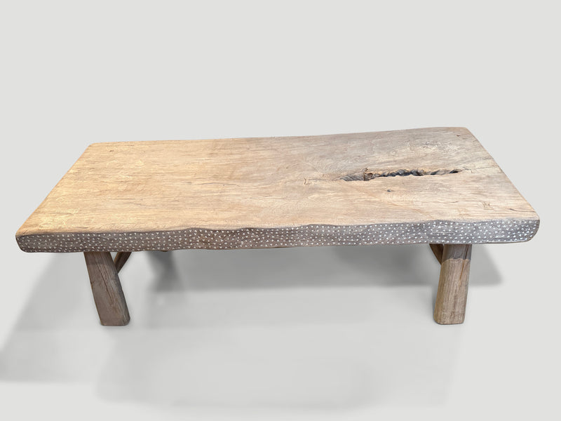 Impressive Shell Inlay Coffee Table