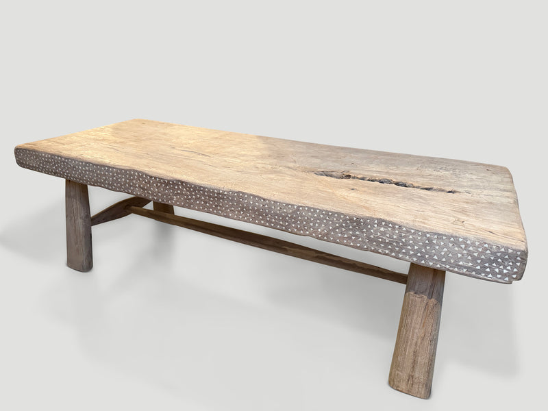 Impressive Shell Inlay Coffee Table
