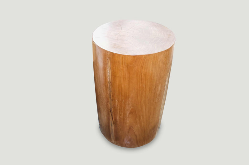 Natural Teak Pedestal