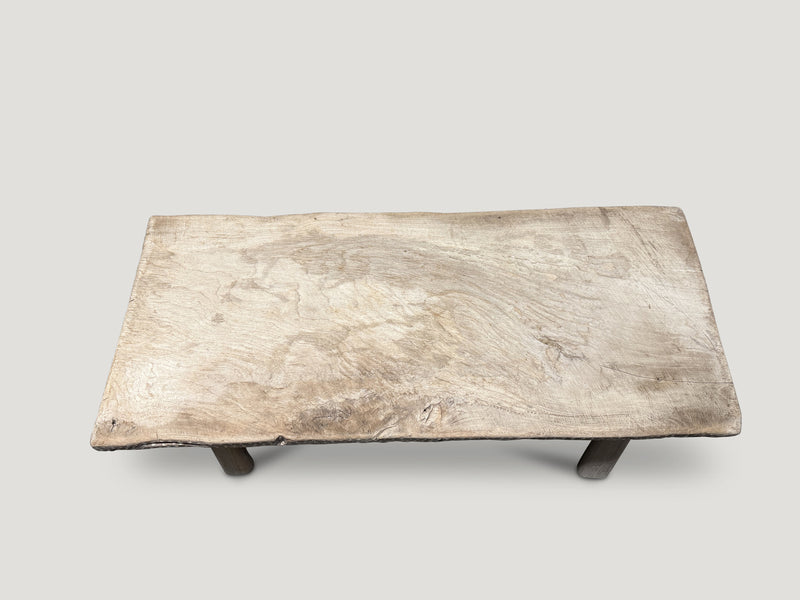 Shell Inlaid Teak Coffee Table