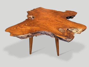 Mid Century Style Live Edge Coffee Table or Side Table