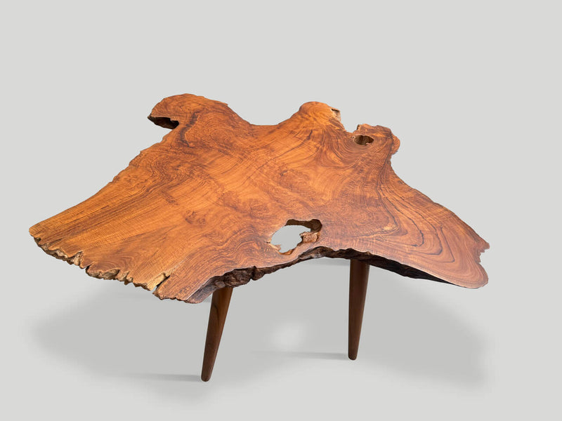 Mid Century Style Live Edge Coffee Table or Side Table