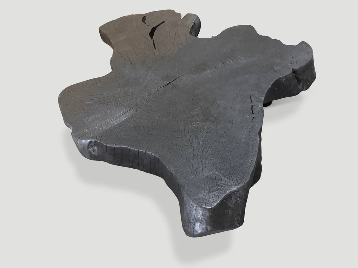 Modern Organic Charred Coffee Table