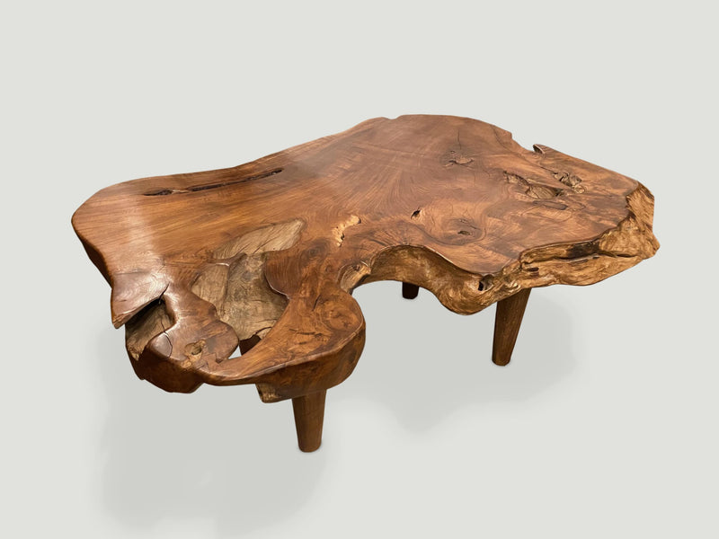 Single Slab Live Edge Coffee Table