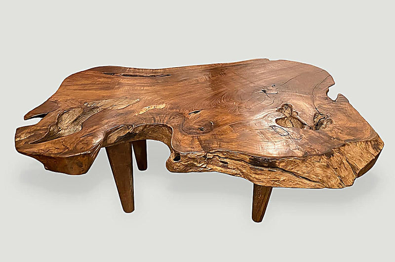 Single Slab Live Edge Coffee Table