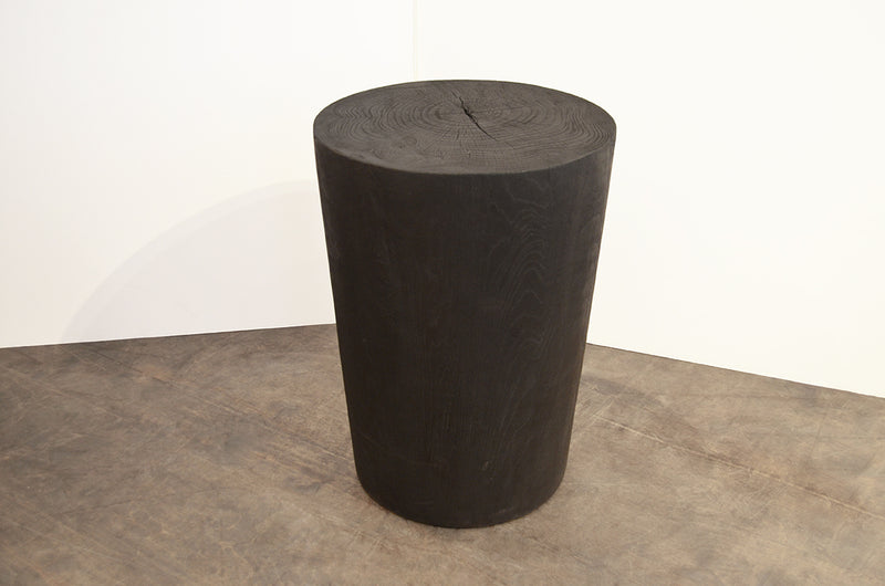 Triple Burnt Side Table