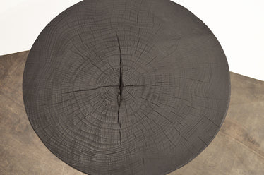 Triple Burnt Side Table