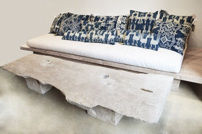 Single Teak Sofa