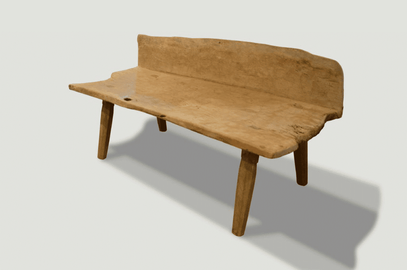 Museum Quality Wabi-Sabi Teak Bench