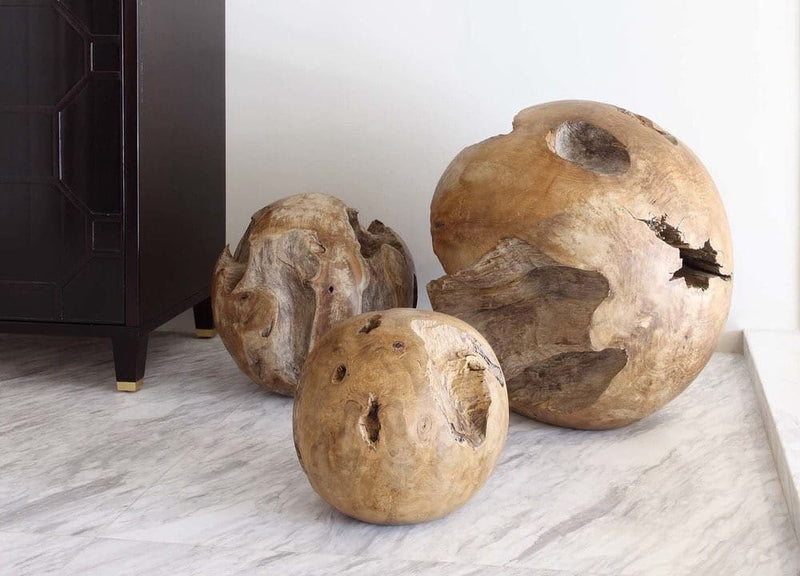 Organic Teak Root Sphere