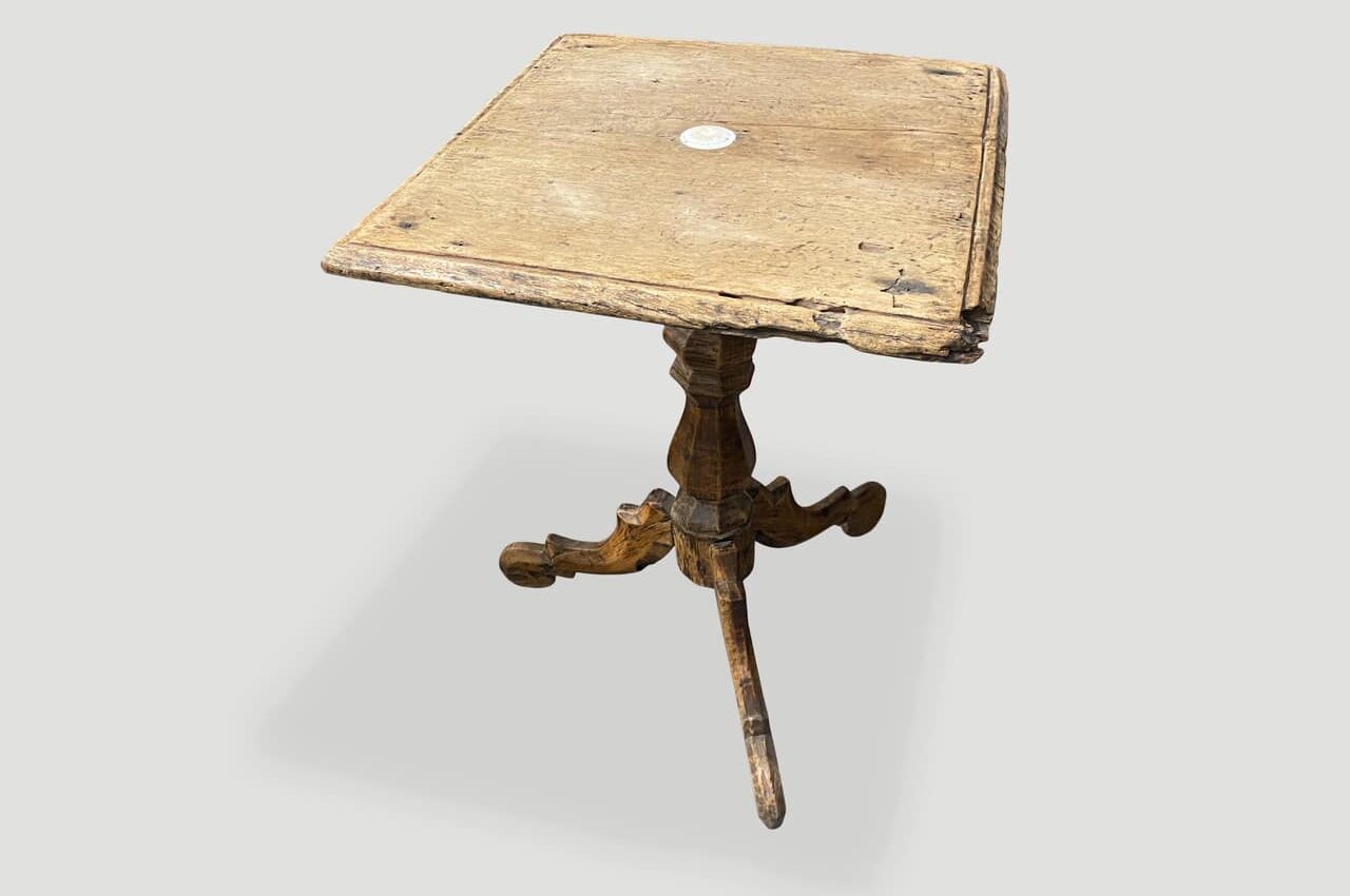 antique colonial side table