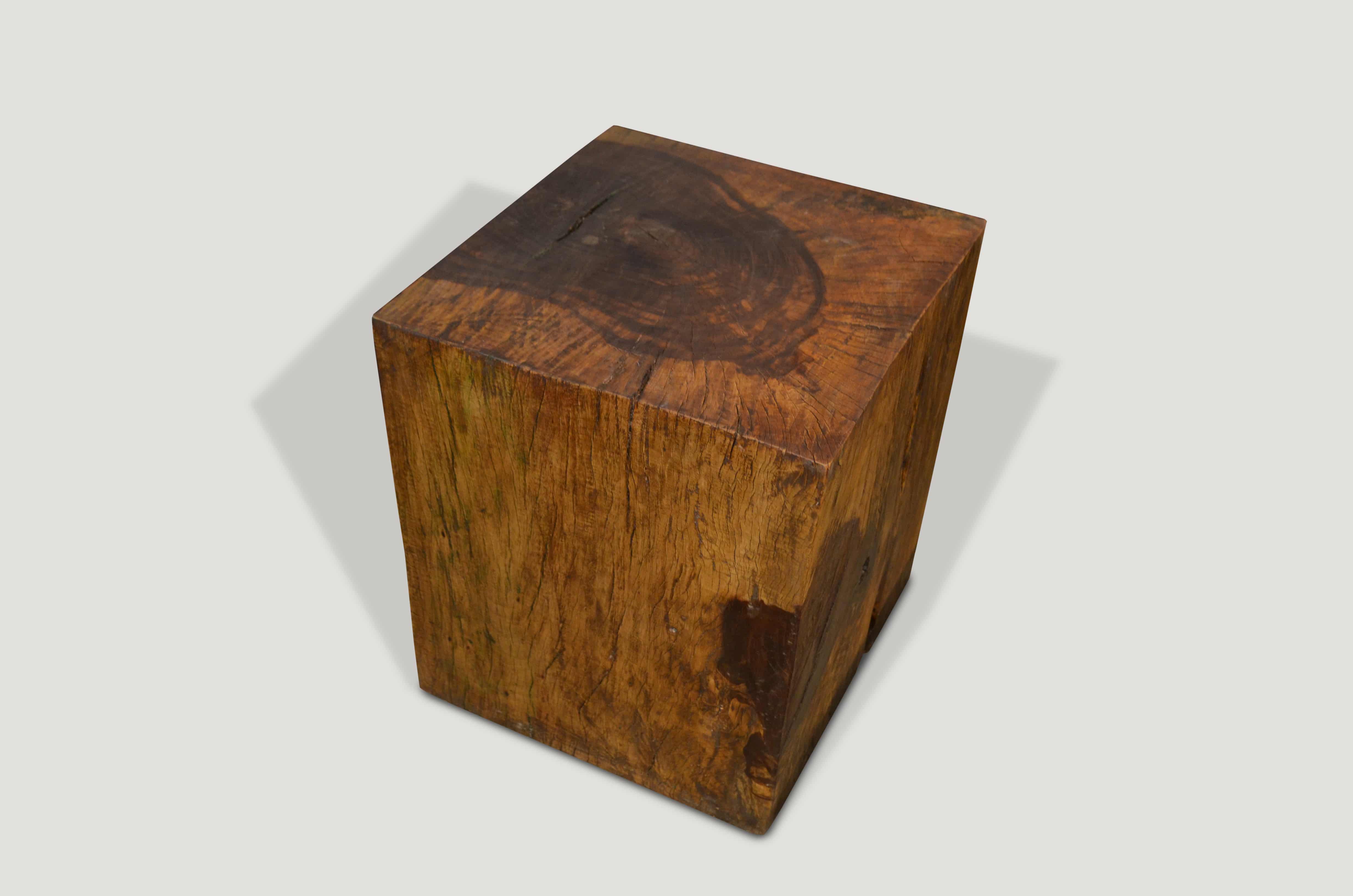 tamarind wood side table