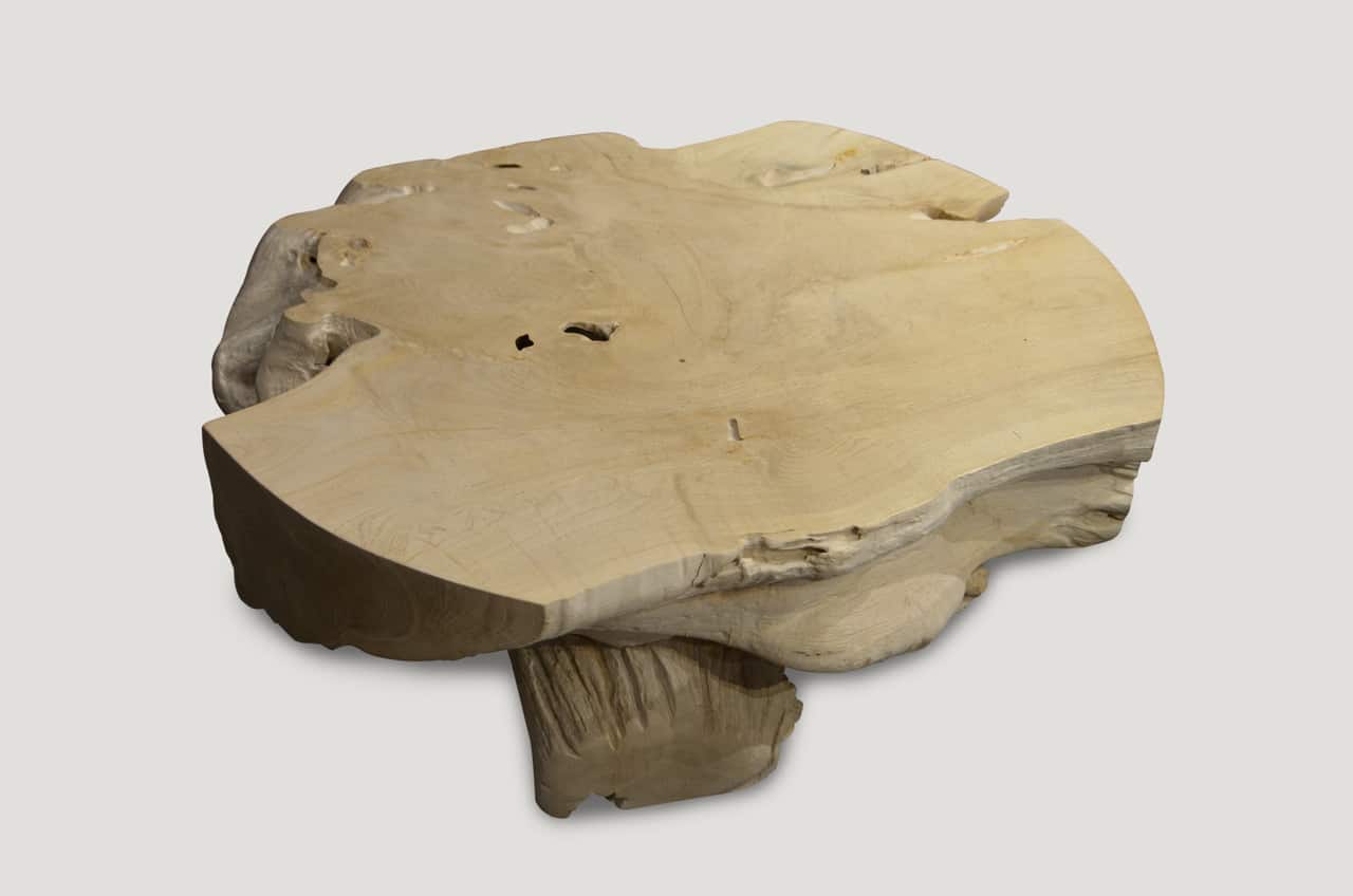 st. barts teak wood coffee table