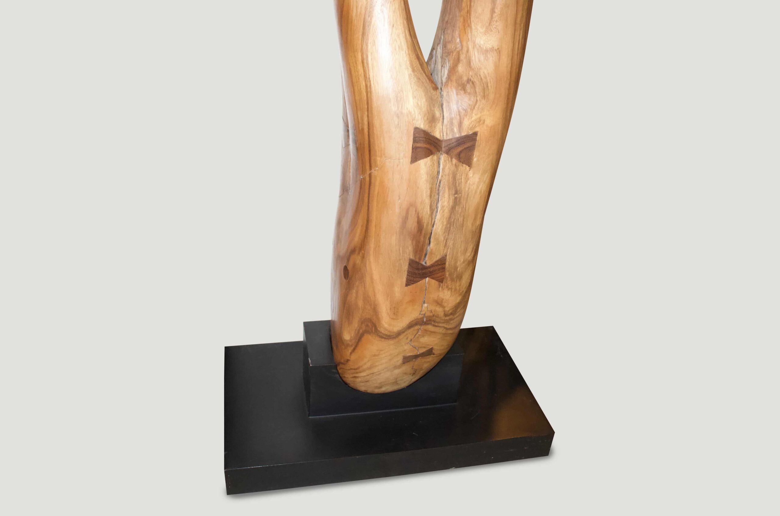 organic Suar wood sculpture