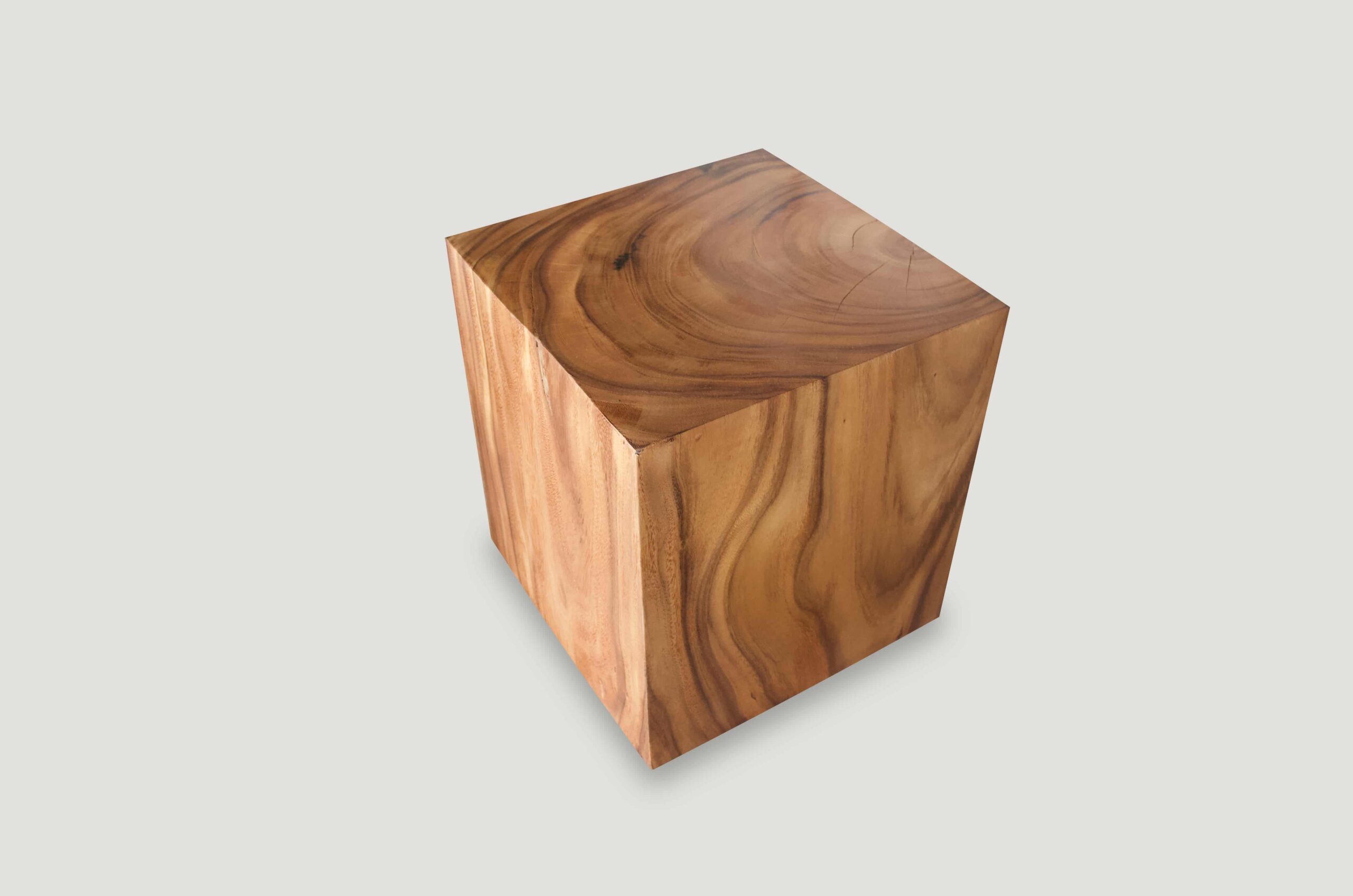 wooden origami side table