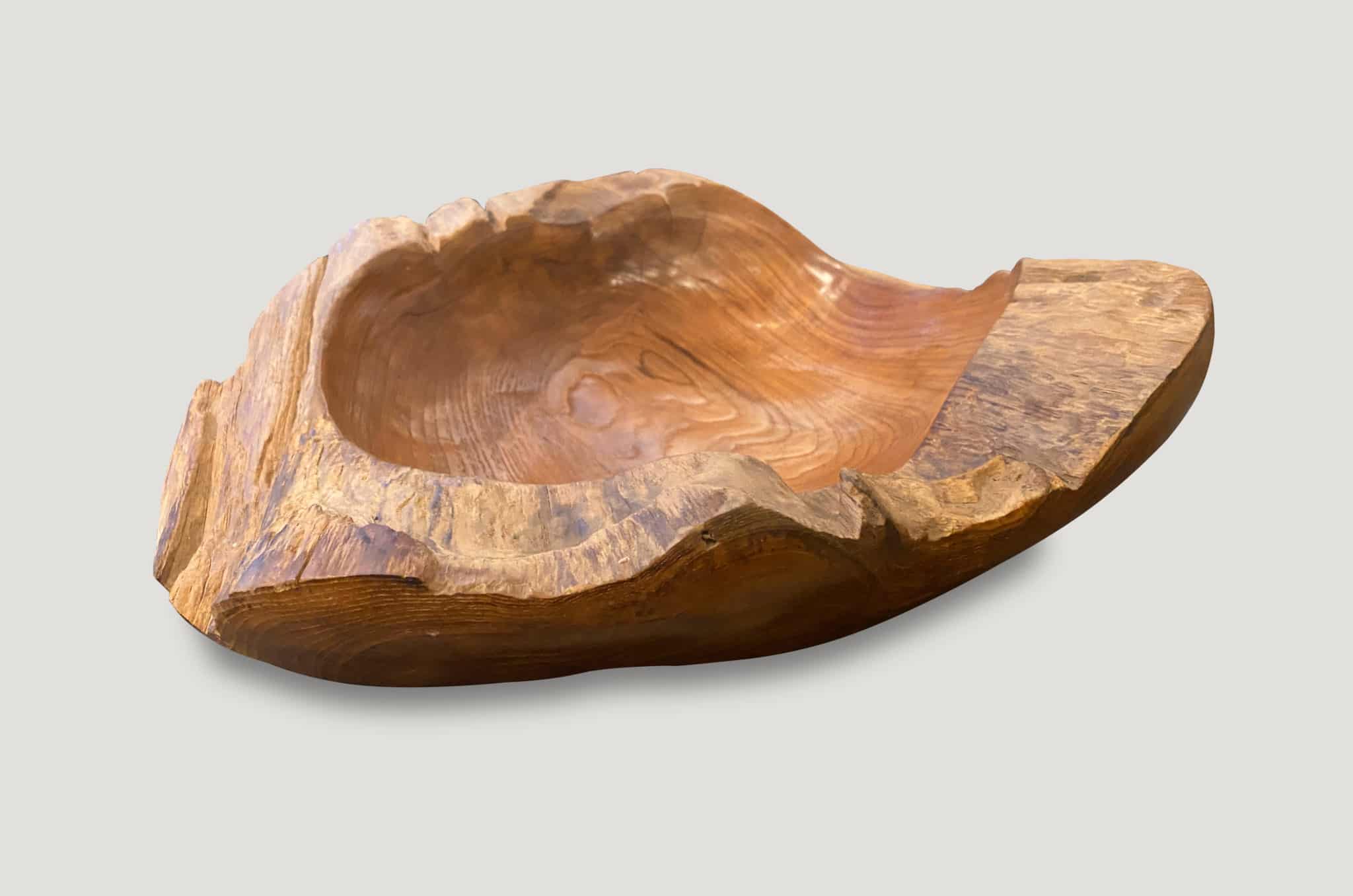 Organic Teak Vessel 86BR - Andrianna Shamaris