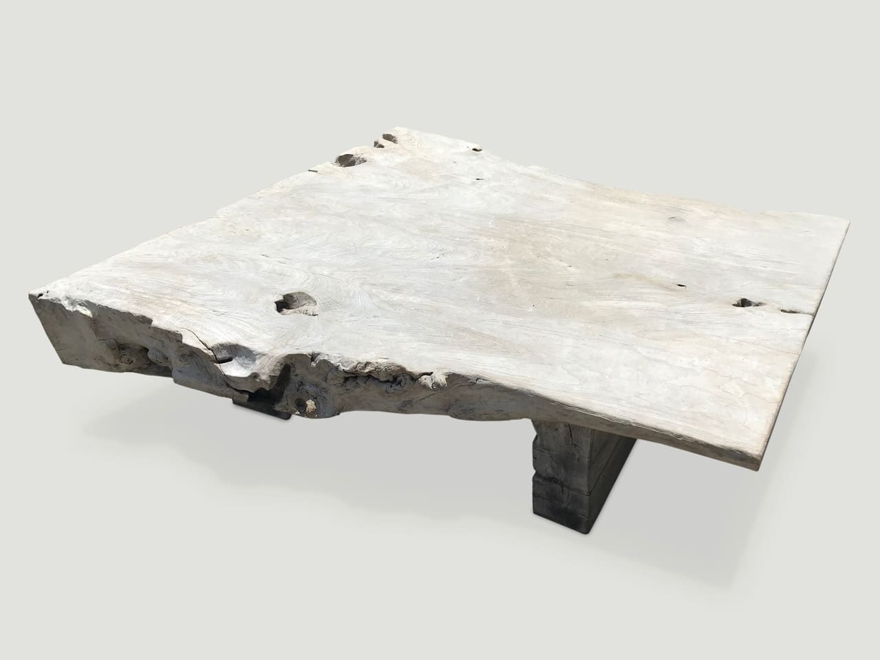 single slab live edge coffee table