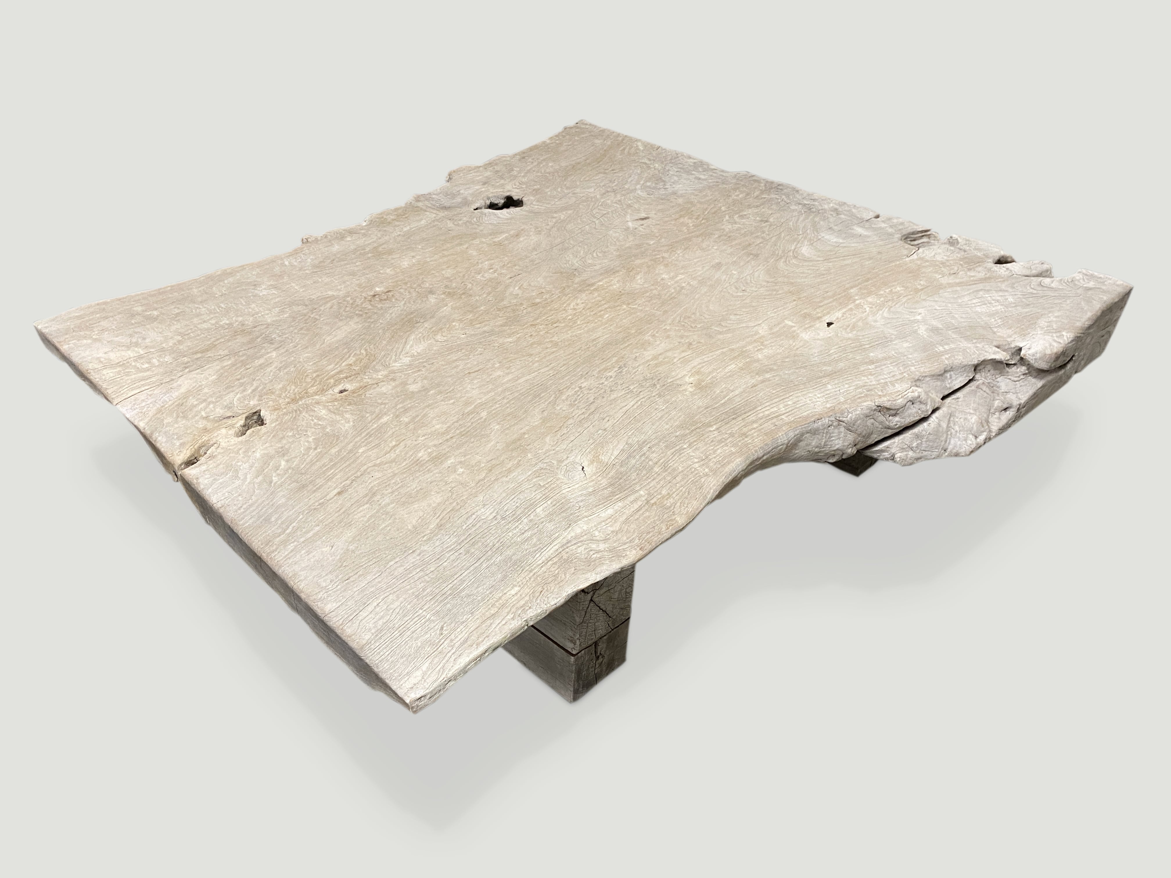 single slab live edge coffee table